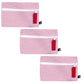 Seersucker Cosmo Bag (3 pack) - Multiple Colors!