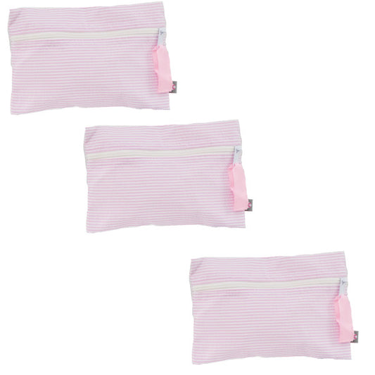 Seersucker Cosmo Bag (3 pack) - Multiple Colors!