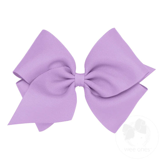 Light Orchid Classic Grosgrain Bow