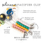 Girl Multi Pacifier Clip