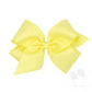 Yellow Grosgrain Scalloped Edge Girls Hair Bow