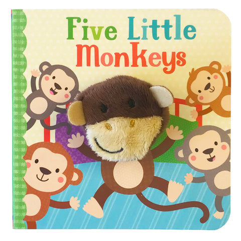 Five Little Monkeys Finger Puppet Book