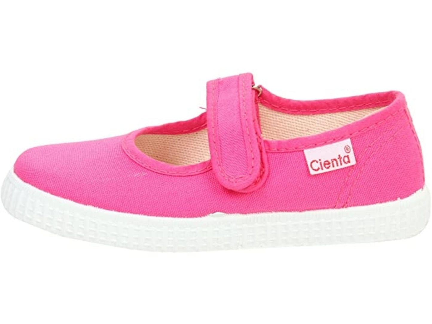 Girls Canvas Velcro Strap Shoes - Pink or Blue