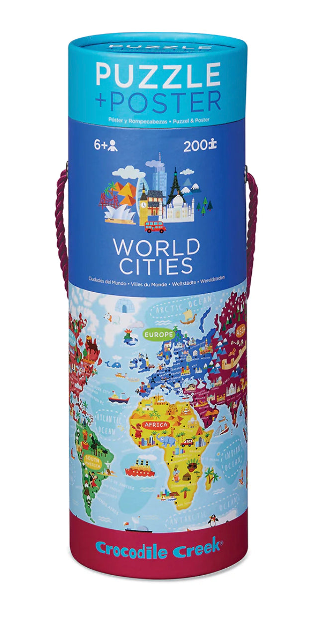 World Cities 200-Piece Puzzle