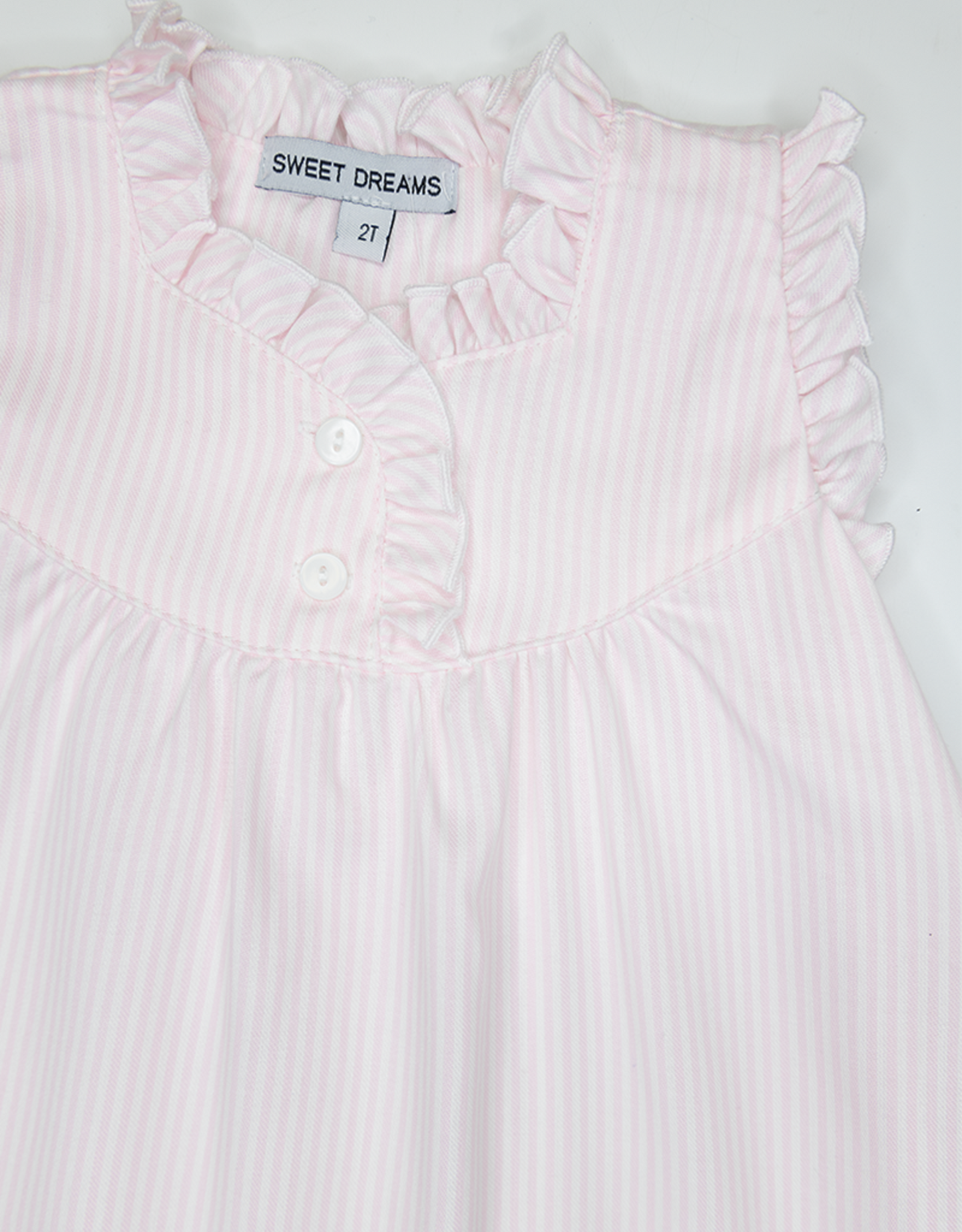 Pink Stripe Pajama Gown