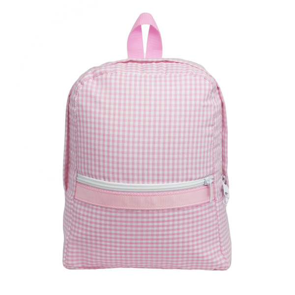 Gingham Small Backpack - Pink or Blue